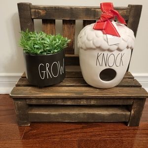 Rae Dunn "Knock" Birdhouse